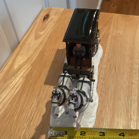 Vintage Lemax Halloween Spooky Town J Gaston Undertaker Horse and Carraige-EUC - Picture 15 of 17